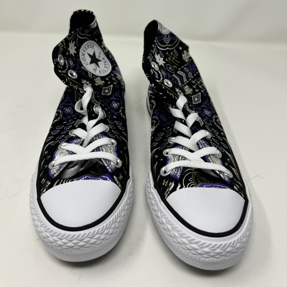 Converse Chuck Taylor All-Star Hi - Electric Purple/Black/Gold/Silver - 5M/7W